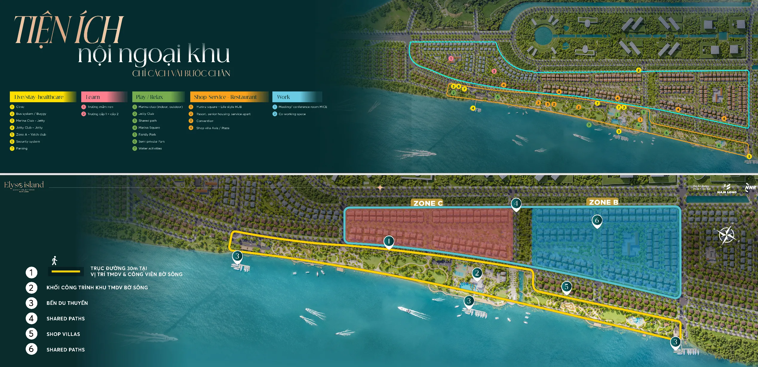 Tiện ích Elyse Island Đại Phước