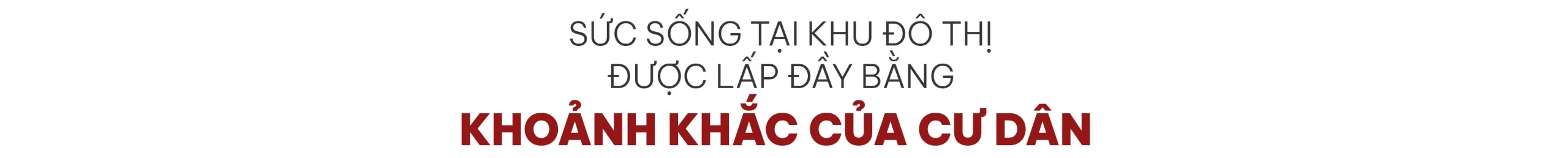 Banner nội dung về sức sống cư dân tại các khu đô thị Nam Long