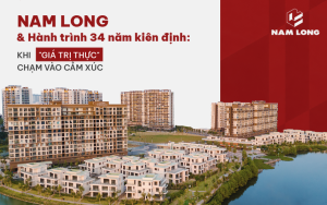 Banner sự kiện Nam Long Experience 2026 với hình ảnh khu đô thị Nam Long ven sông